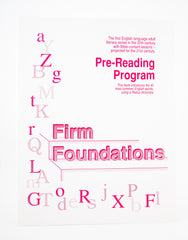 Firm Foundations: Pre-reader
