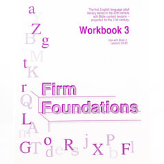Firm Foundations: Workbook 3
